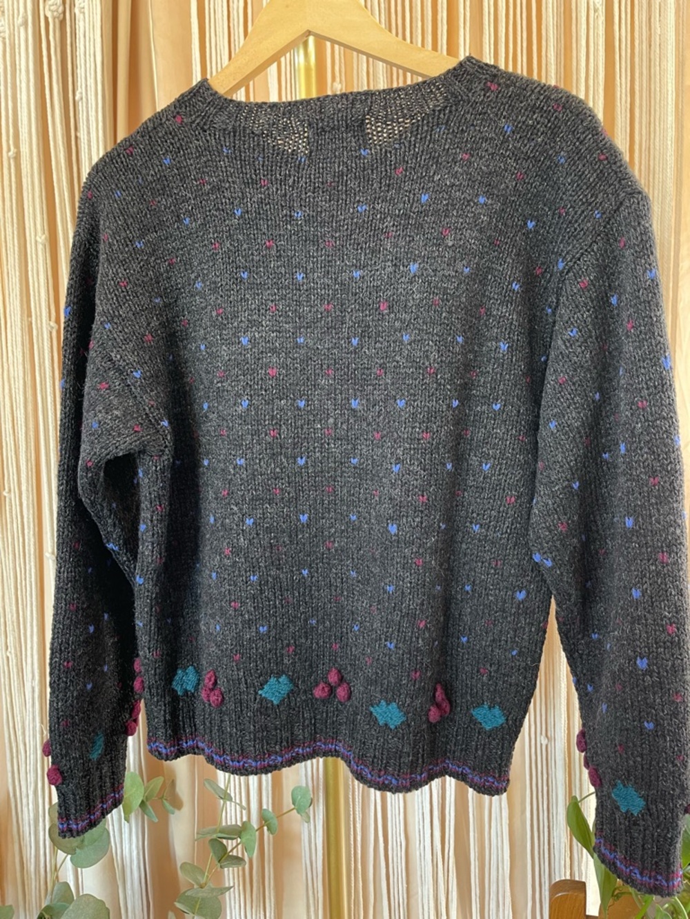 Vintage 1980s/1990s vintage Woolrich knit sweater,  "Swan" or "Goose" sweater - Picture 11 of 11